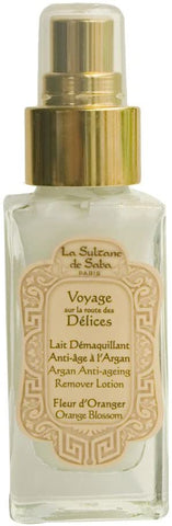 Soins réparateurs à l'huile d'argan et fleur d'oranger lait demaquillant 100ml